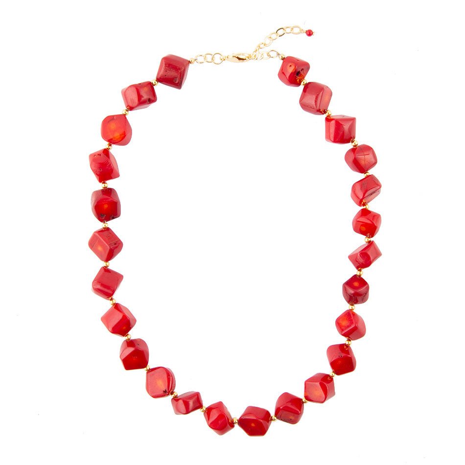 Beautiful Coral Statement orders Necklace