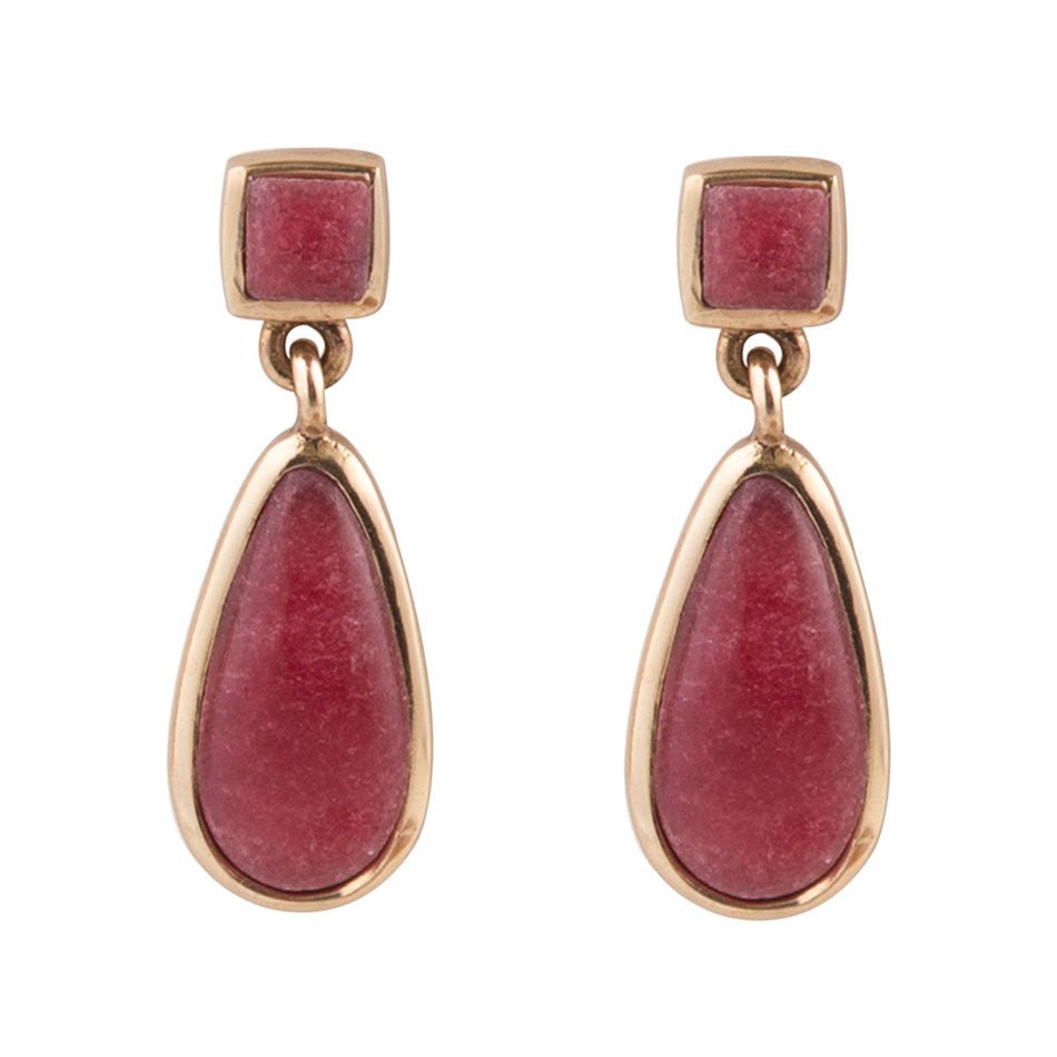 Ruby on sale teardrop earrings