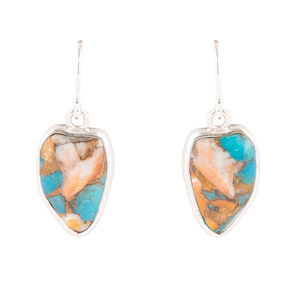 Spiny oyster deals turquoise earrings