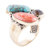 Champion Multi Stone Golden Statement Ring