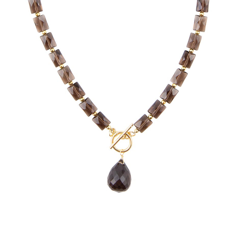 Baron Smoky Quartz Charm Necklace