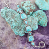 Sedona Blue Turquoise and Sterling Silver Toggle Bracelet