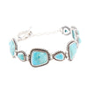 Sedona Blue Turquoise and Sterling Silver Toggle Bracelet