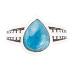 Astro Teardrop Blue Apatite and Sterling Silver Ring - Barse Jewelry