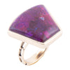 Athena Purple Turquoise Statement Golden Ring - Barse Jewelry