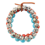 Blue Magnesite Multicolor Trio Bracelet Set - Barse Jewelry