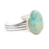 Bold Blue Turquoise and Sterling Silver Cuff Bracelet - Barse Jewelry