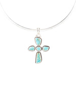 Cross Pendant and Sterling Silver Necklace - Barse Jewelry