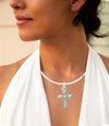 Cross Pendant and Sterling Silver Necklace - Barse Jewelry