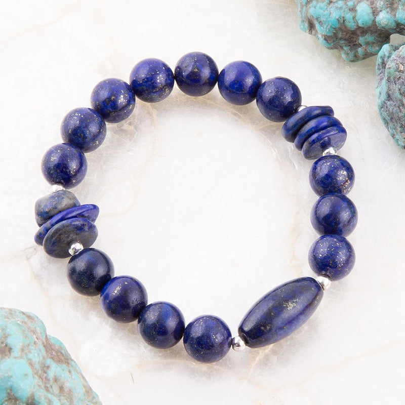 Deep Blue Lapis Bracelet - Barse Jewelry