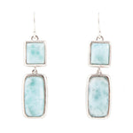 Drops of Blue Larimar Sterling Silver Earrings - Barse Jewelry