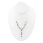 Durango Blue Turquoise and Sterling Silver Y - Necklace - Barse Jewelry