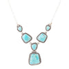 Earth and Sky Blue Turquoise Sterling Silver Necklace - Barse Jewelry