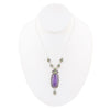 Emile Purple Quartz Sterling Silver Pendant Necklace - Barse Jewelry