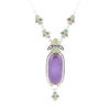 Emile Purple Quartz Sterling Silver Pendant Necklace - Barse Jewelry