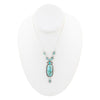 Emile Sterling Silver and Blue Turquoise Pendant Necklace - Barse Jewelry