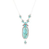 Emile Sterling Silver and Blue Turquoise Pendant Necklace - Barse Jewelry