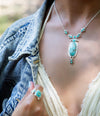 Emile Sterling Silver and Blue Turquoise Pendant Necklace - Barse Jewelry