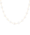 Golden Chain and White Pearl Necklaces - Barse Jewelry