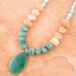 Green Aventurine Bold Pendant Necklaces - Barse Jewelry