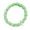 Mint Green Agate Triple Stretch Bracelet Set - Barse Jewelry