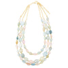 Mixed Morganite Pastel Statement Strand Necklaces - Barse Jewelry