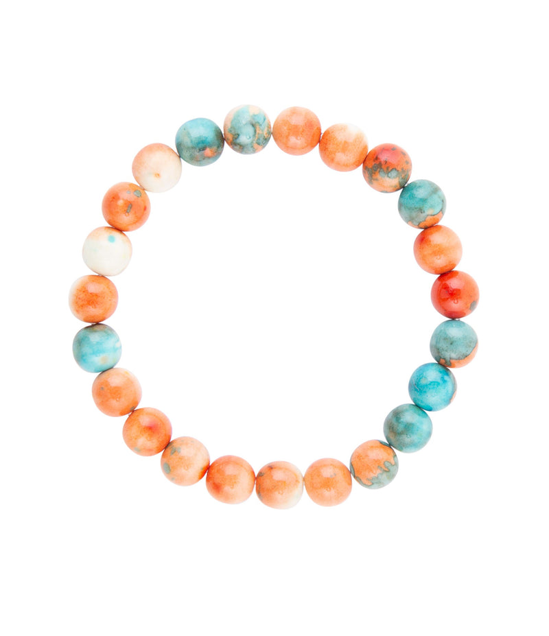 Multicolor Ocean Jade Stretch Bracelet - Barse Jewelry