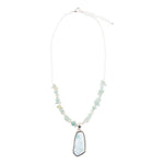 Natural Wonders Blue Larimar and Sterling Silver Necklace - Barse Jewelry