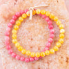 Pastel Jades Stone Bracelet Set - Barse Jewelry