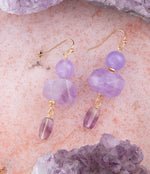 Periwinkle Amethyst Drop Earrings - Barse Jewelry