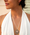 Pink Moonstone Golden Pendant Necklace - Barse Jewelry