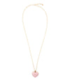 Pink Opal Golden Pendant Necklace - Barse Jewelry