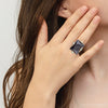 Prima Black Onyx Golden Statement Ring - Barse Jewelry