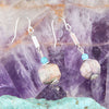 Purple Agate Chucky Sterling Silver Earrings - Barse Jewelry