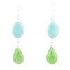 Springtide Green Magnesite and Sterling Silver Earrings - Barse Jewelry