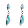 Statement Turquoise and Sterling Silver Roped Earrings - Barse Jewelry