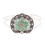 Sterling Silver and Blue Turquoise Cuff Bracelet - Barse Jewelry