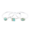 Sterling Silver Blue Turquoise Stackable Ring - Barse Jewelry