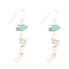 Sterling Silver Boot Charm and Blue Turquoise Earrings - Barse Jewelry