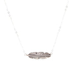 Sterling Silver Quill Necklace - Barse Jewelry