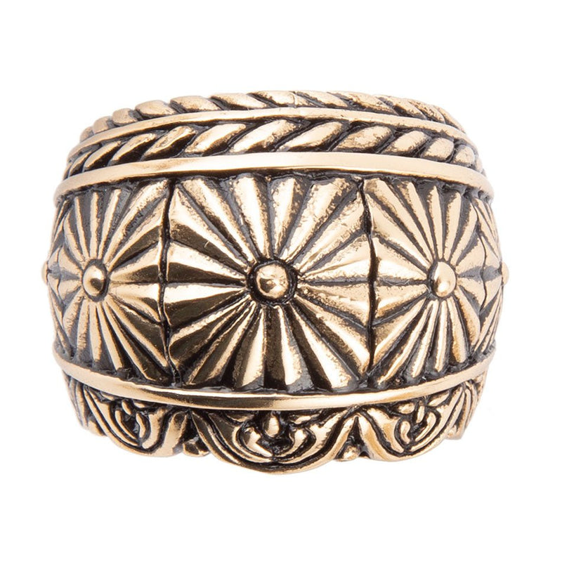 Batik Bronze Dome Ring - Barse Jewelry