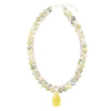 Chartruese Green Lemon Jade Statement Necklace - Barse Jewelry