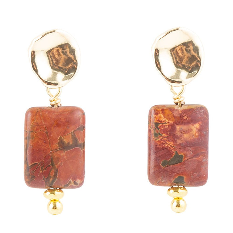 Cheyenne Jasper Post Drop Earrings - Barse Jewelry