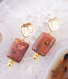 Cheyenne Jasper Post Drop Earrings - Barse Jewelry