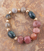 Cheyenne Ruby Quartz Chunky Bracelet - Barse Jewelry