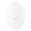 Dainty Mother of Pearl Bar Necklace - Barse Jewelry