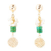 Dani Turquoise and Shell Drop Earrings - Barse Jewelry