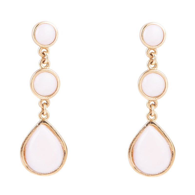 Drops of Pink Opal Earrings - Barse Jewelry