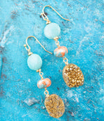 Druzy Drops Earrings - Barse Jewelry