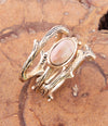 Enchanted Vines Salmon Jasper Stack Ring Set - Barse Jewelry